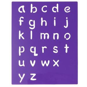 Alphabet PP Stencil Fényes